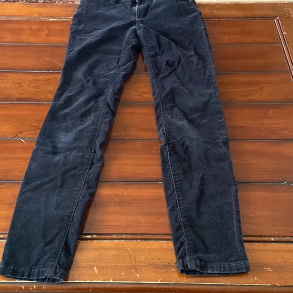 Black Velvet Petite Pants - Picture 4 of 5